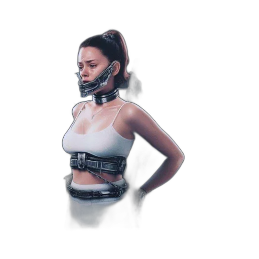 mask, robot, cyberpunk, concept art transparent PNG cut-out