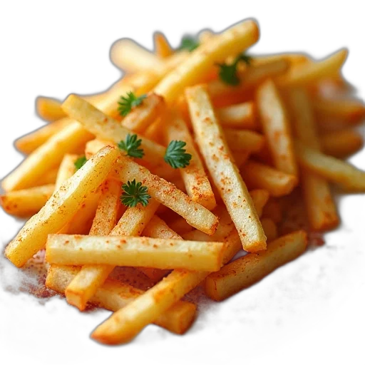 food, crown, photorealistic, 3d render transparent PNG cut-out