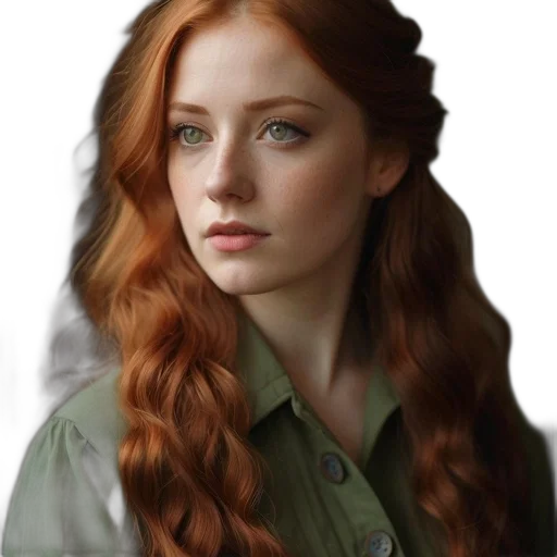 face, hair, crown, dragon transparent PNG cut-out