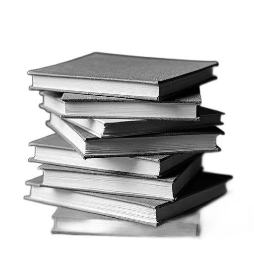 stack, books, preview, print transparent PNG cut-out
