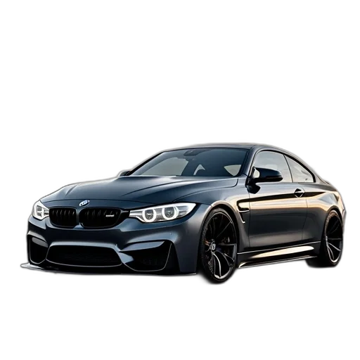 car, photorealistic, 3d render, bmw transparent PNG cut-out