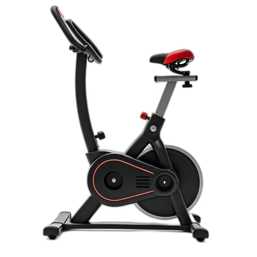 modern, exercise, bike, sleek transparent PNG cut-out