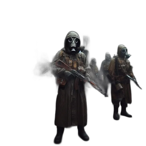 mask, weapon, staff, creature transparent PNG cut-out