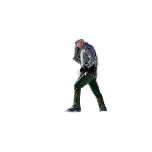jacket, creature, robot, weapon transparent PNG cut-out