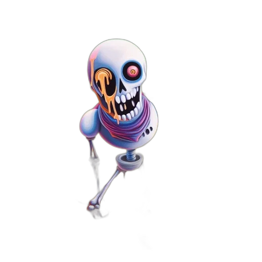 robot, staff, creature, jewelry transparent PNG cut-out