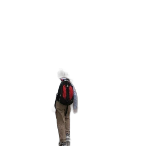 jacket, staff, shoes, creature transparent PNG cut-out