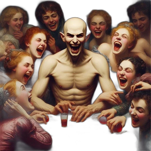 concept art, comic book art, photorealistic, oil painting transparent PNG cut-out