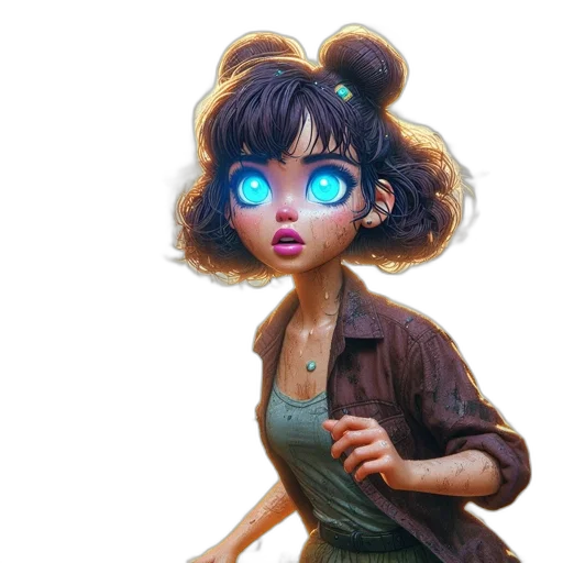 face, creature, mask, jacket transparent PNG cut-out