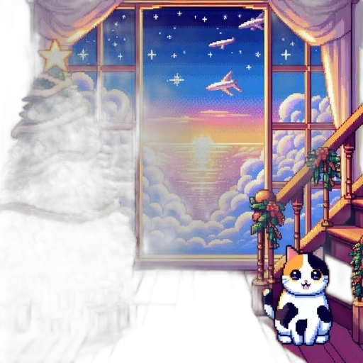 pixel art, vaporwave, concept art, fantasy art transparent PNG cut-out