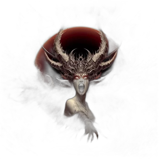 creature, crown, dragon, mask transparent PNG cut-out