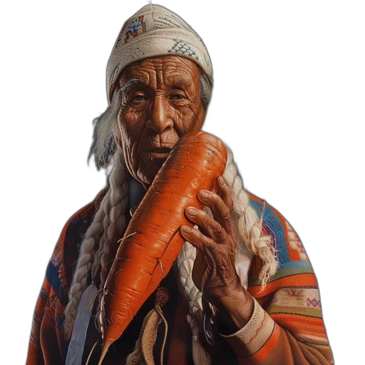 food, face, staff, hat transparent PNG cut-out