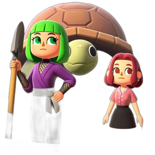 umbrella, staff, weapon, 3d render transparent PNG cut-out