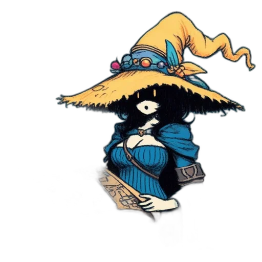 hat, staff, mask, jacket transparent PNG cut-out