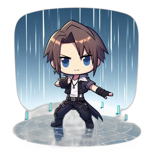 umbrella, jacket, pixel art, cartoon transparent PNG cut-out