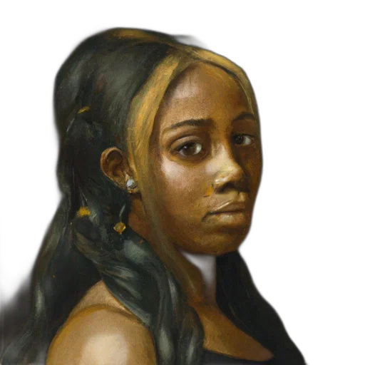 face, oil painting, photorealistic, fantasy art transparent PNG cut-out