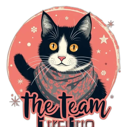 staff, cat, lady, prefer transparent PNG cut-out