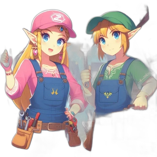 weapon, staff, hat, pixel art transparent PNG cut-out