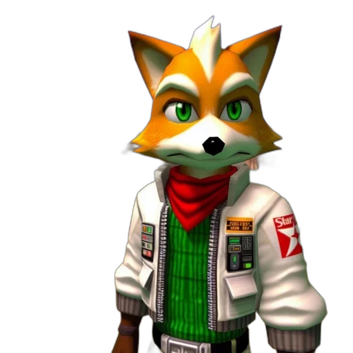 staff, jacket, animal, 3d render transparent PNG cut-out