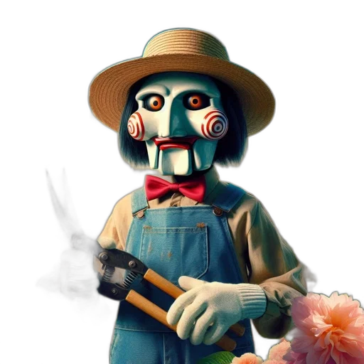 mask, staff, robot, weapon transparent PNG cut-out