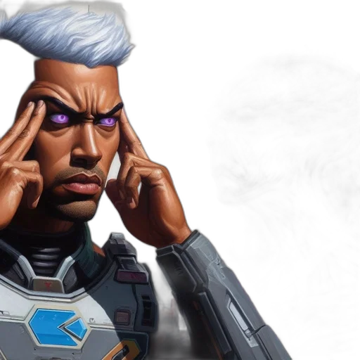 face, robot, concept art, cyberpunk transparent PNG cut-out