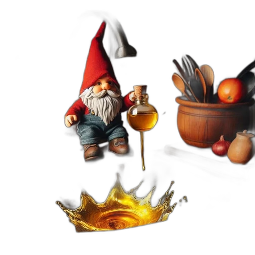 food, crown, 3d render, concept art transparent PNG cut-out
