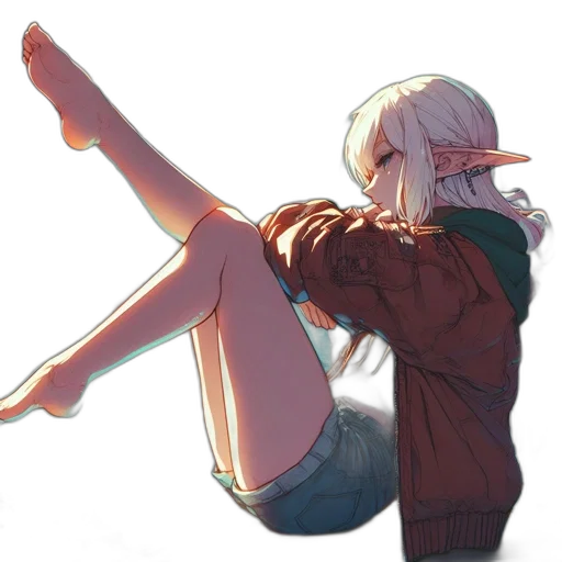 jacket, sword, weapon, creature transparent PNG cut-out
