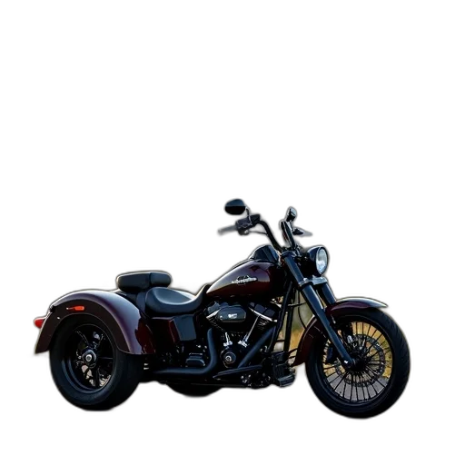 weapon, photorealistic, 3d render, harley transparent PNG cut-out