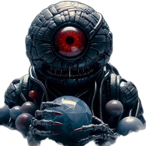 robot, creature, mask, face transparent PNG cut-out