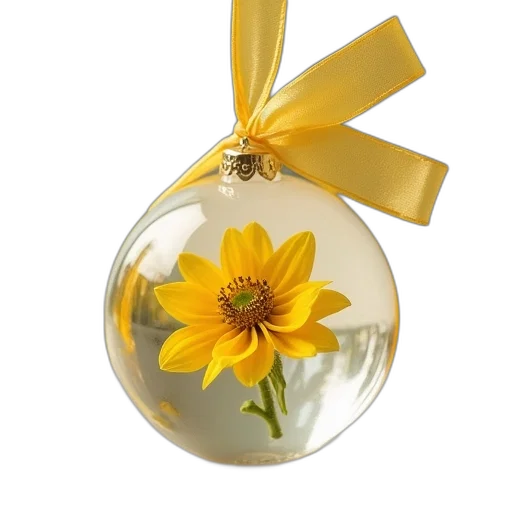 jewelry, flower, photorealistic, golden transparent PNG cut-out