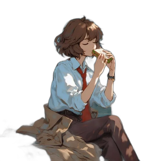 food, staff, weapon, jacket transparent PNG cut-out