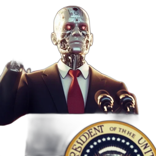 robot, concept art, 3d render, comic book art transparent PNG cut-out