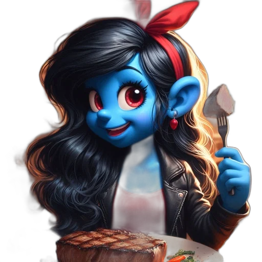 staff, food, face, fantasy art transparent PNG cut-out