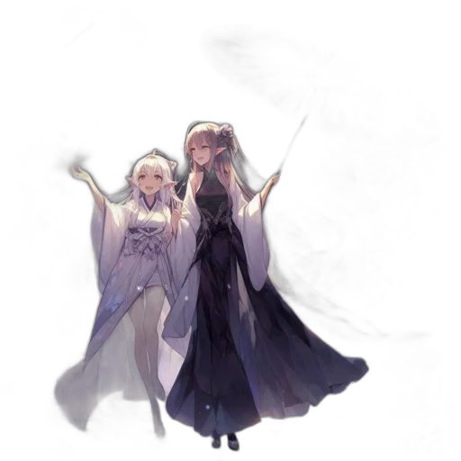 dress, staff, umbrella, sword transparent PNG cut-out