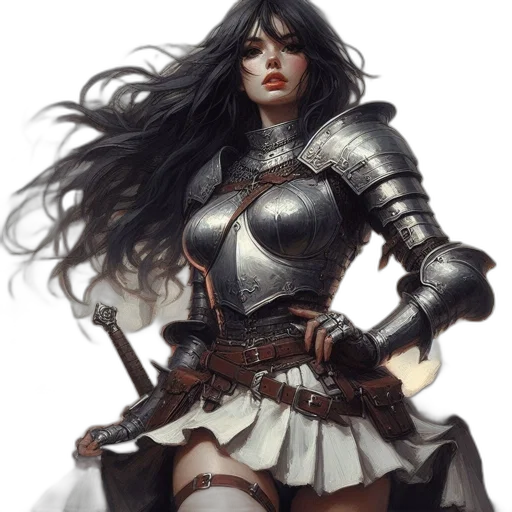 sword, fantasy art, concept art, comic book art transparent PNG cut-out