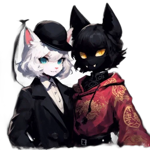 mask, staff, jacket, pixel art transparent PNG cut-out