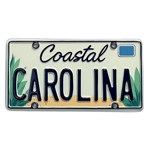 license, plate, frame, word transparent PNG cut-out