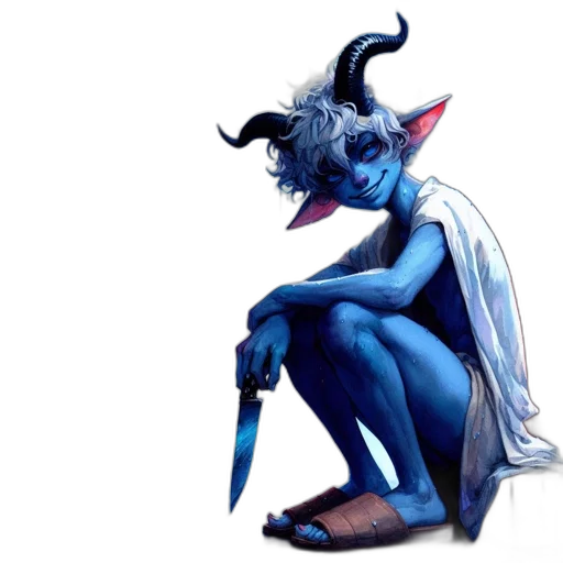 dragon, creature, mask, staff transparent PNG cut-out