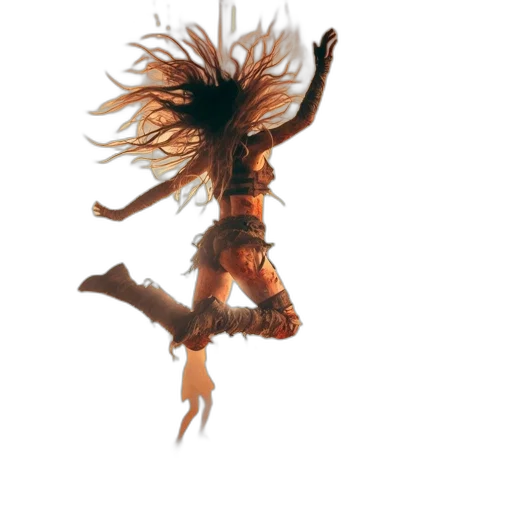 hair, creature, staff, animal transparent PNG cut-out