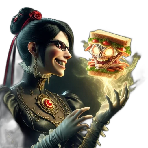 food, robot, face, concept art transparent PNG cut-out