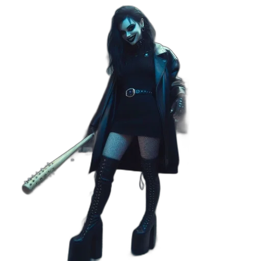staff, weapon, jacket, mask transparent PNG cut-out