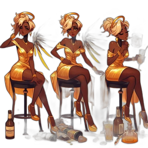 dress, concept art, fantasy art, pixel art transparent PNG cut-out