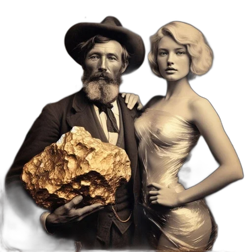 hat, jewelry, golden, older transparent PNG cut-out