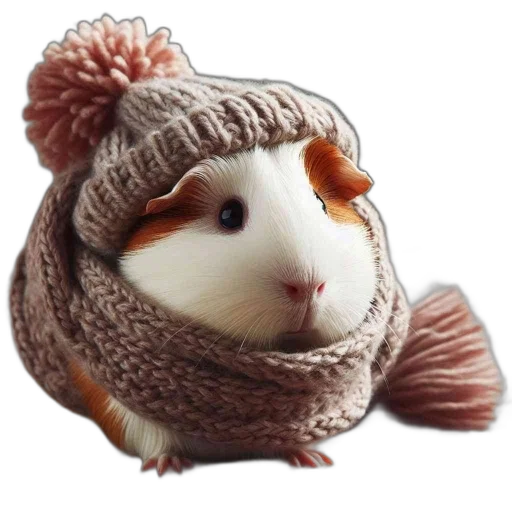 hat, animal, creature, photorealistic transparent PNG cut-out