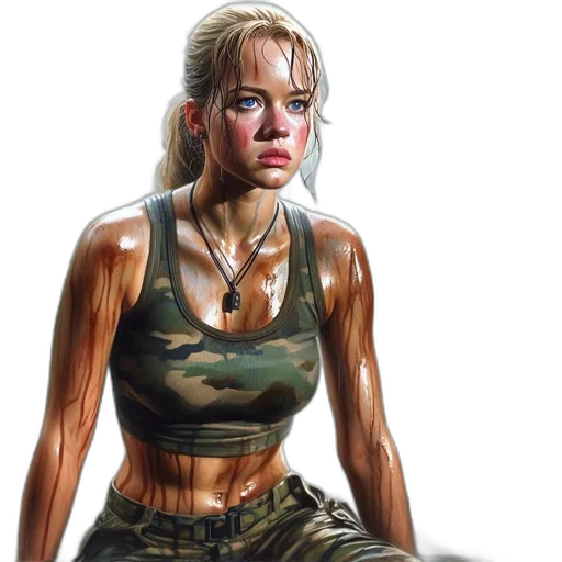 photorealistic, concept art, comic book art, oil painting transparent PNG cut-out