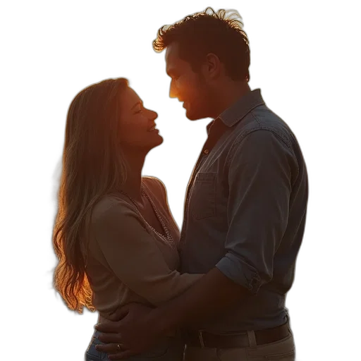 photorealistic, 3d render, fog, sunset transparent PNG cut-out