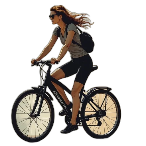 photorealistic, being, saleswoman, like transparent PNG cut-out