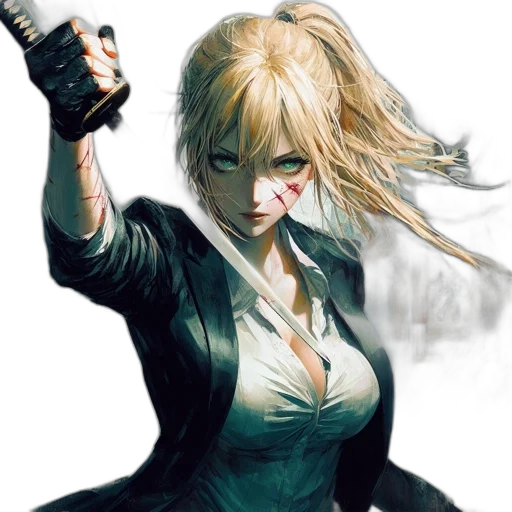 weapon, concept art, comic book art, photorealistic transparent PNG cut-out