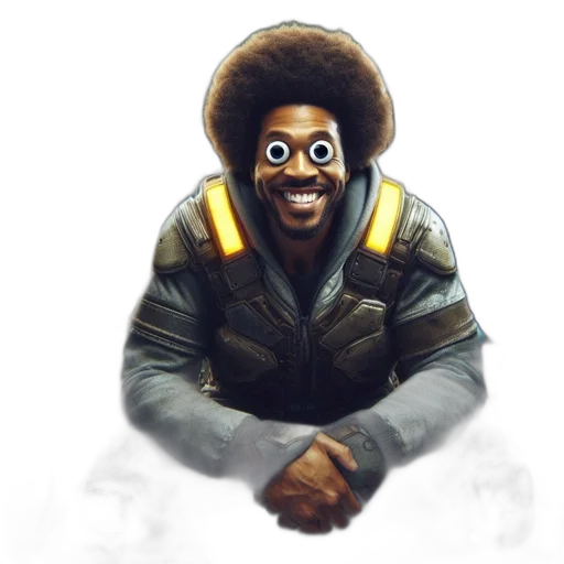jacket, face, robot, mask transparent PNG cut-out