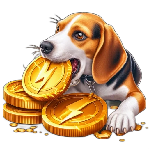 photorealistic, concept art, determined, beagle transparent PNG cut-out