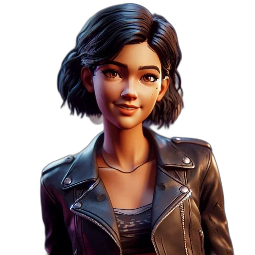 jacket, face, concept art, fantasy art transparent PNG cut-out